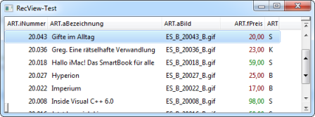 RecView Farben